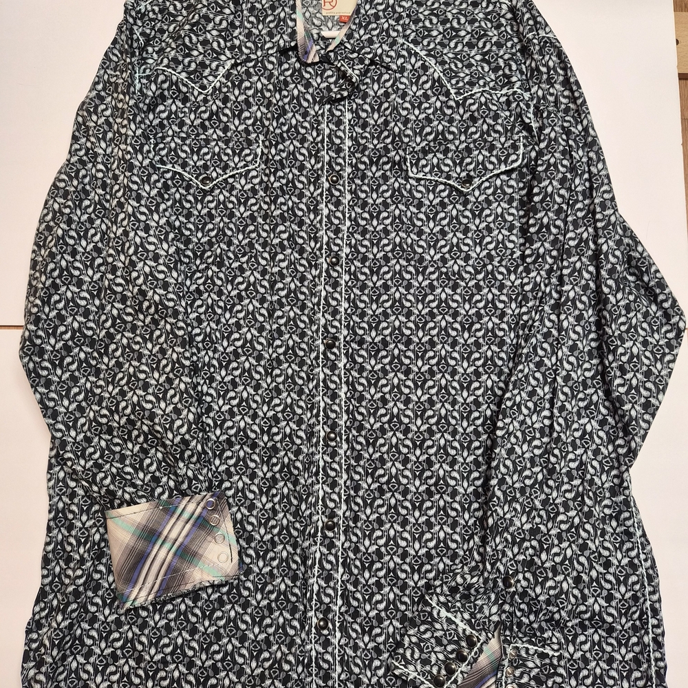 Roper Multicolor Plaid and Patterned Shirt